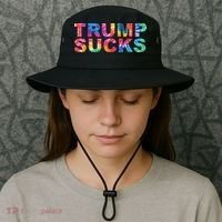 Anti Trump Bucket Hat thumb 3