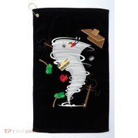 Awesome Tornado And Storm Chaser Severe Weather Lover Cool Gift Golf Towel thumb 0