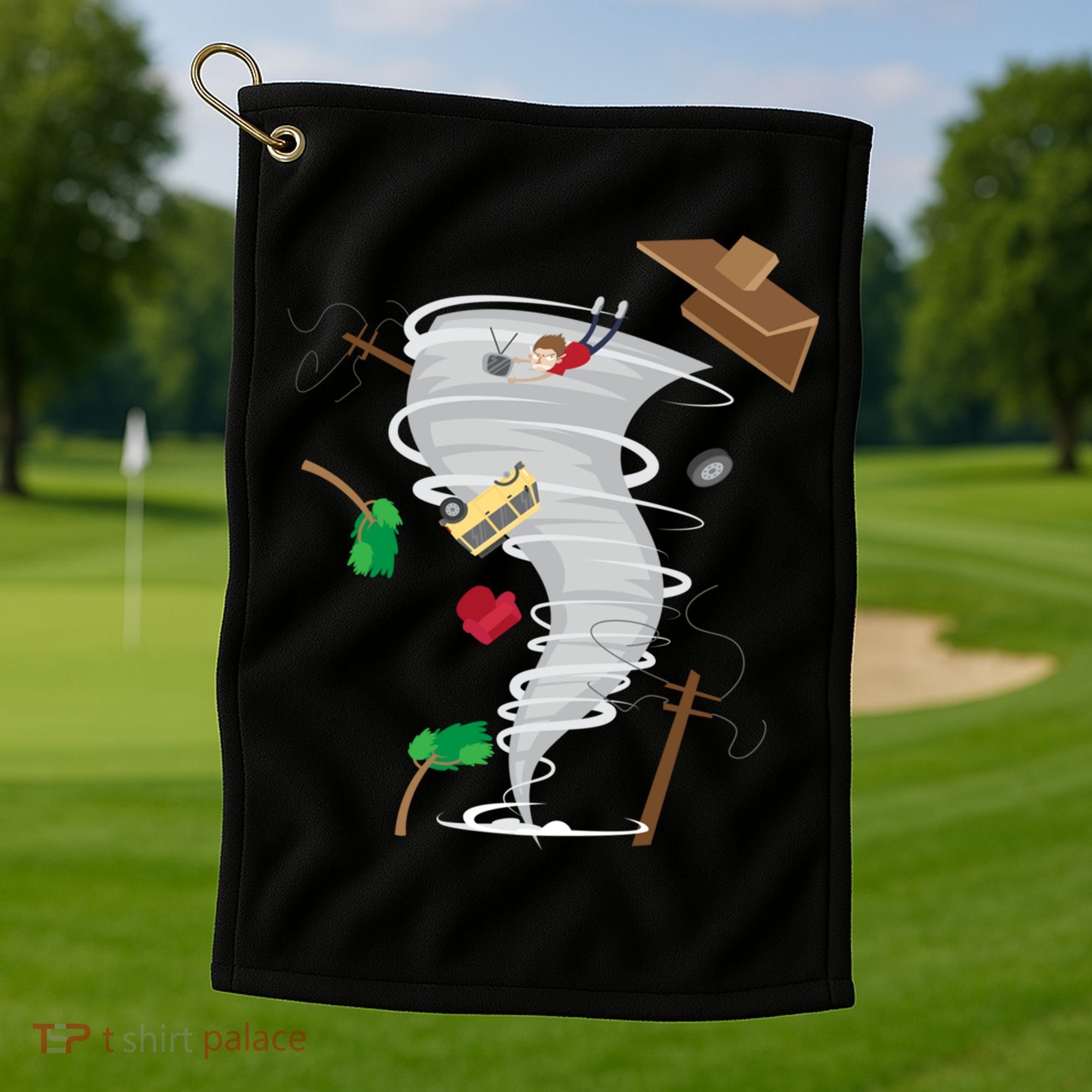Awesome Tornado And Storm Chaser Severe Weather Lover Cool Gift Golf Towel