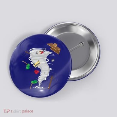 Awesome Tornado And Storm Chaser Severe Weather Lover Cool Gift Button