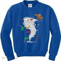 Awesome Tornado And Storm Chaser Severe Weather Lover Cool Gift Kids Sweatshirt thumb 0