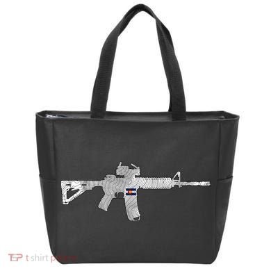 AR Topographic Tote Bag