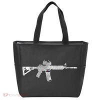 AR Topographic Tote Bag thumb 0