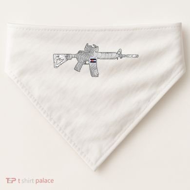 AR Topographic USA-Made Doggie Bandana