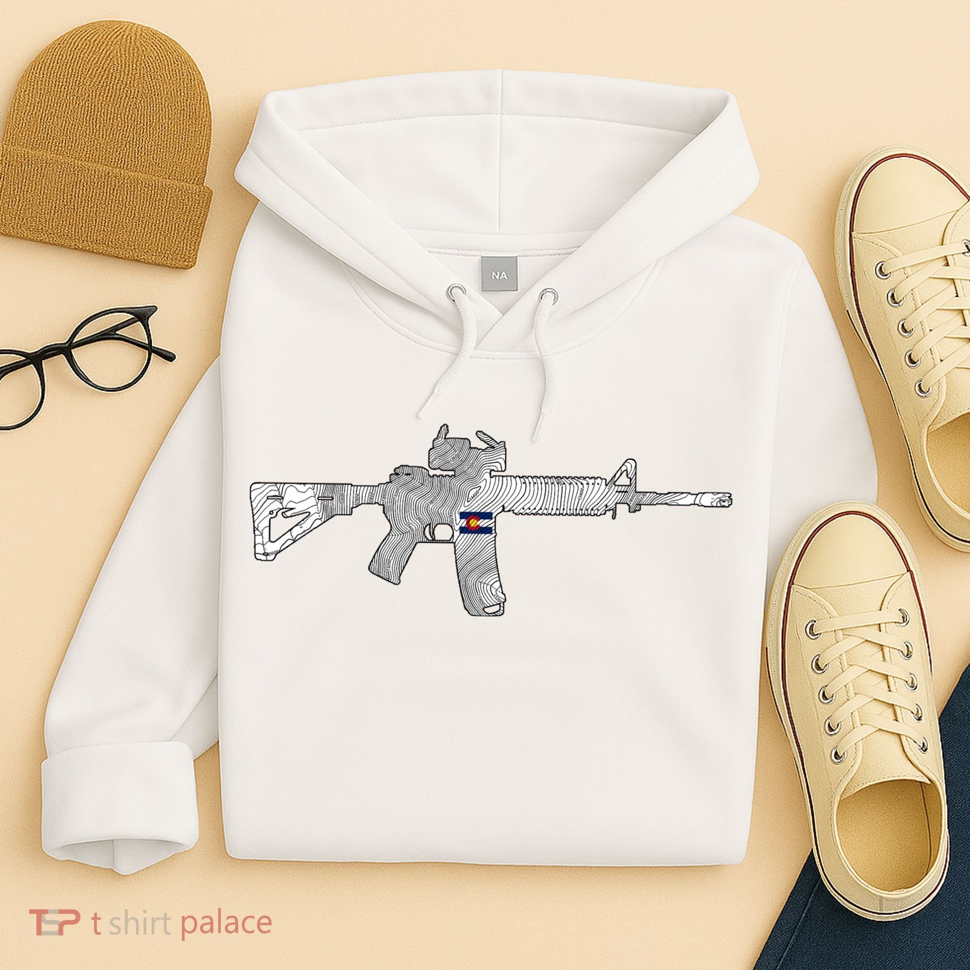 AR Topographic Hoodie