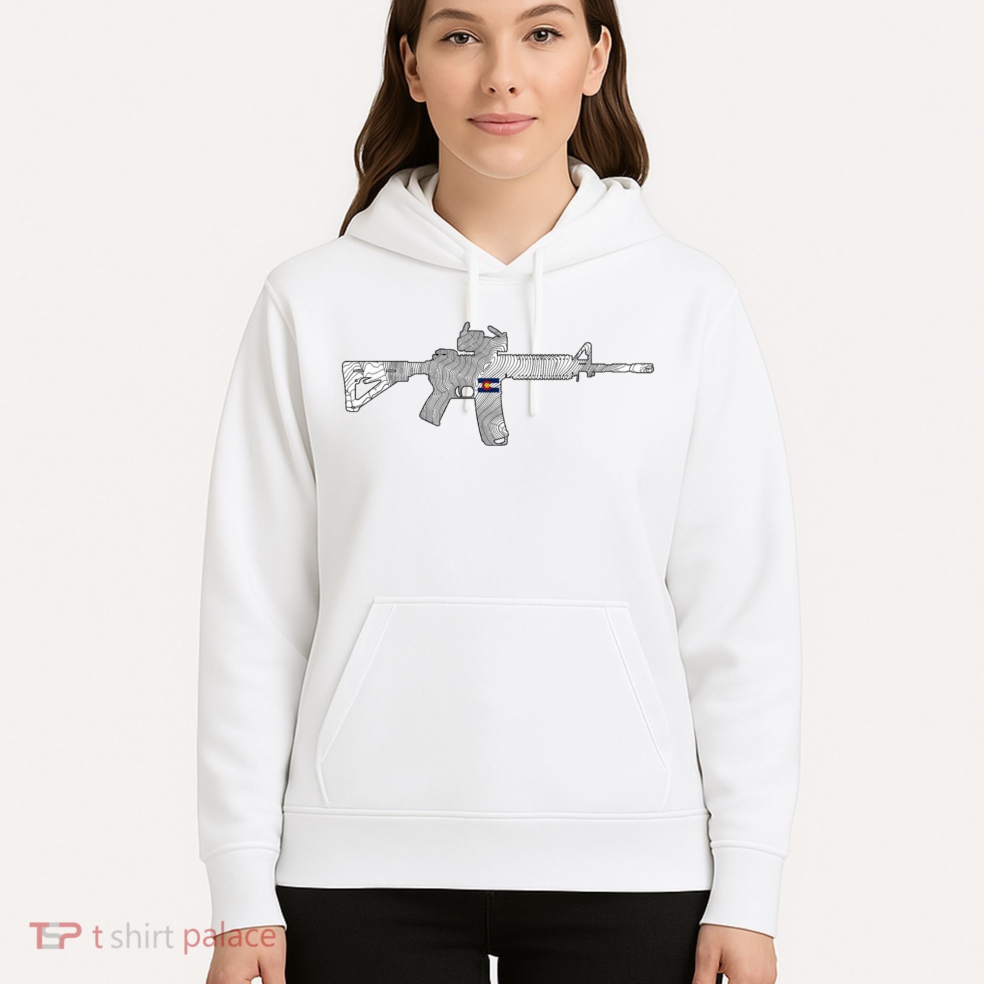 AR Topographic Hoodie
