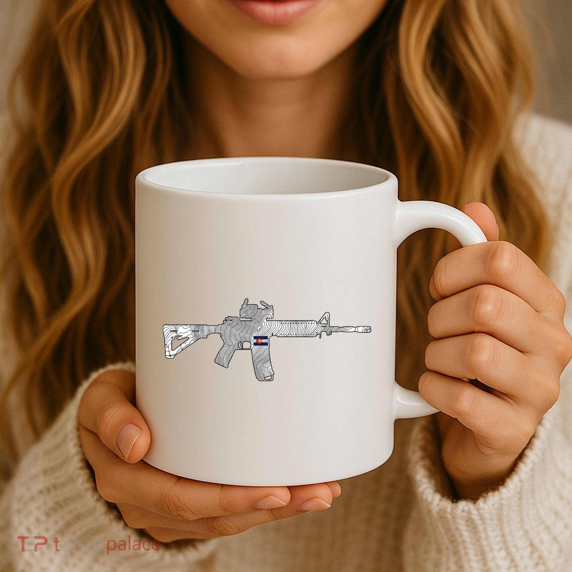 AR Topographic Coffee Mug