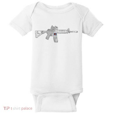 AR Topographic Baby Bodysuit