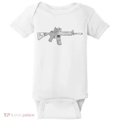 AR Topographic Baby Bodysuit