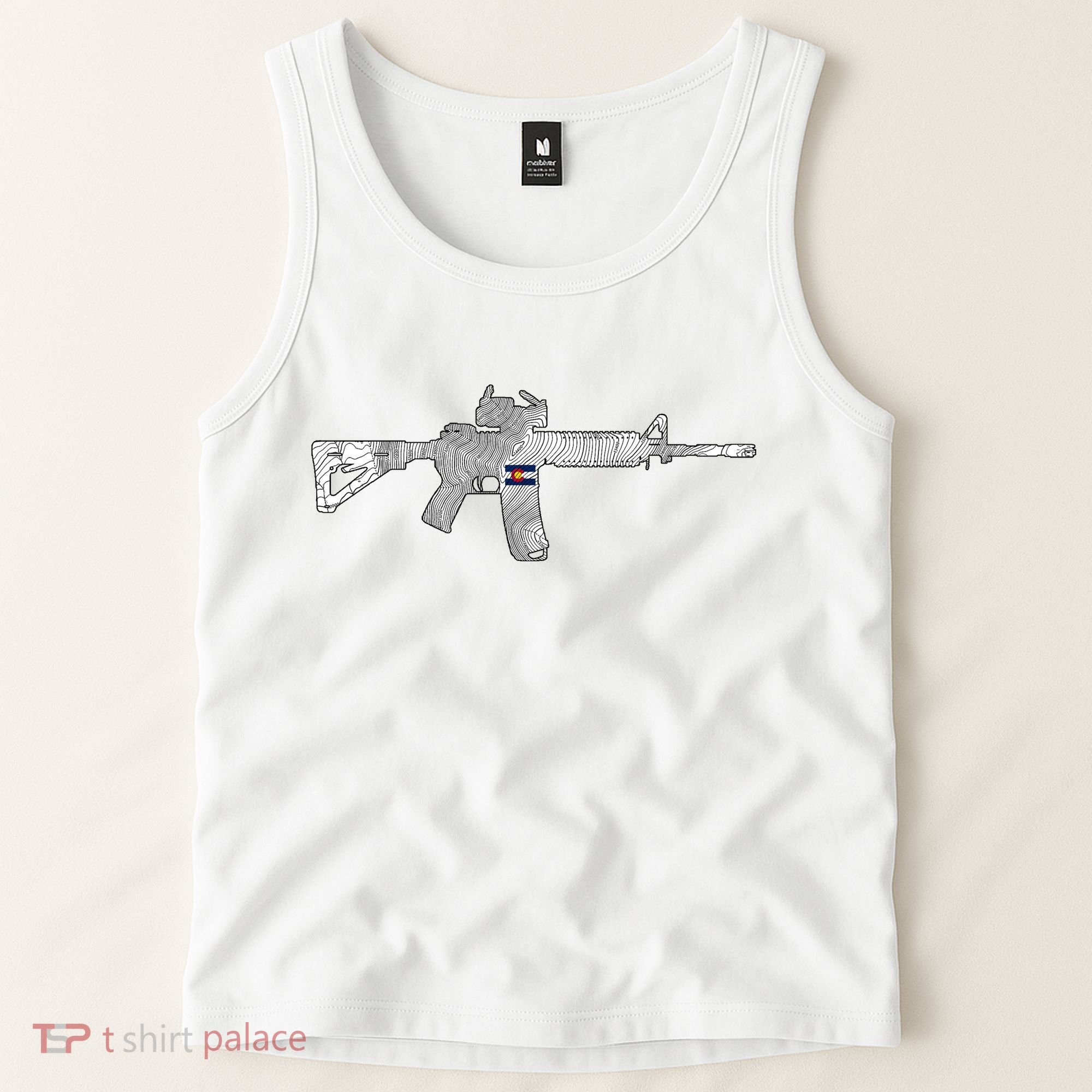 AR Topographic Tank Top