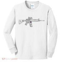 AR Topographic Kids Long Sleeve Shirt thumb 0