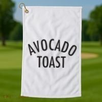 Avocado Toast Golf Towel thumb 1