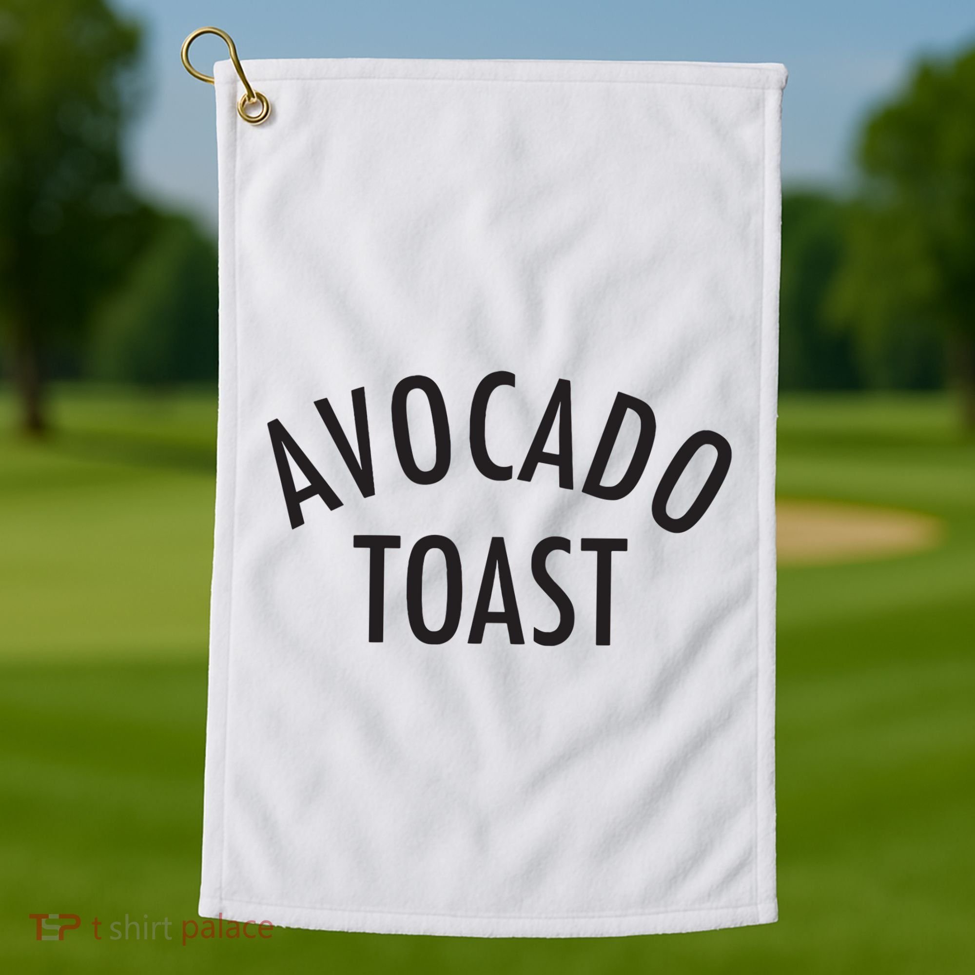 Avocado Toast Golf Towel