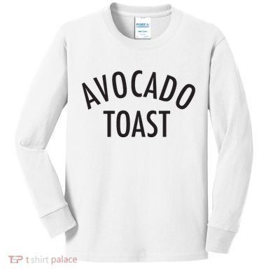 Avocado Toast Kids Long Sleeve Shirt