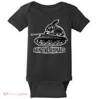 Arm The A.N.I.M.A.L.S Rabbit Tank Baby Bodysuit thumb 0