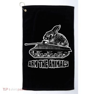 Arm The A.N.I.M.A.L.S Rabbit Tank Golf Towel