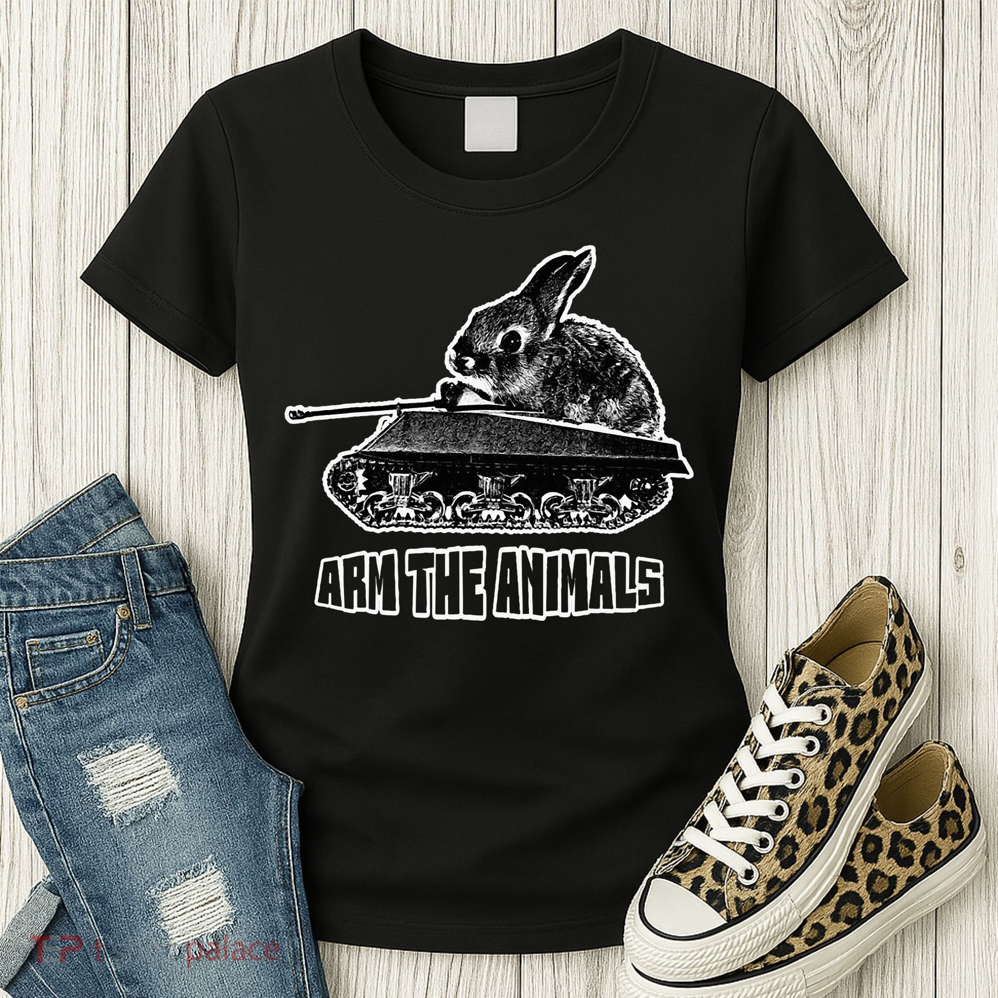 Arm The A.N.I.M.A.L.S Rabbit Tank Women's T-Shirt