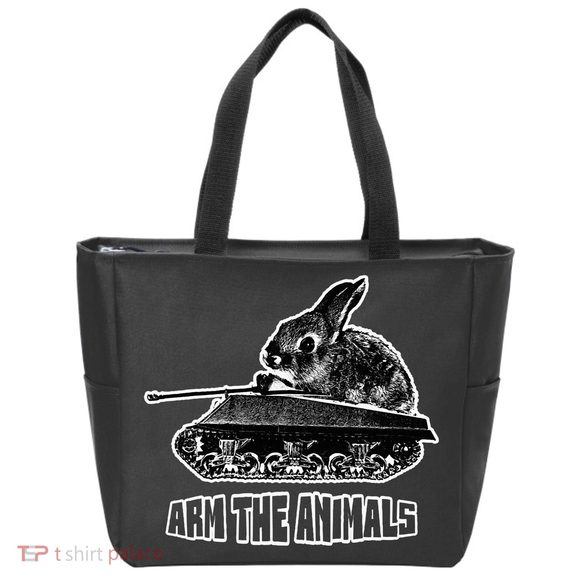 Arm The A.N.I.M.A.L.S Rabbit Tank Tote Bag