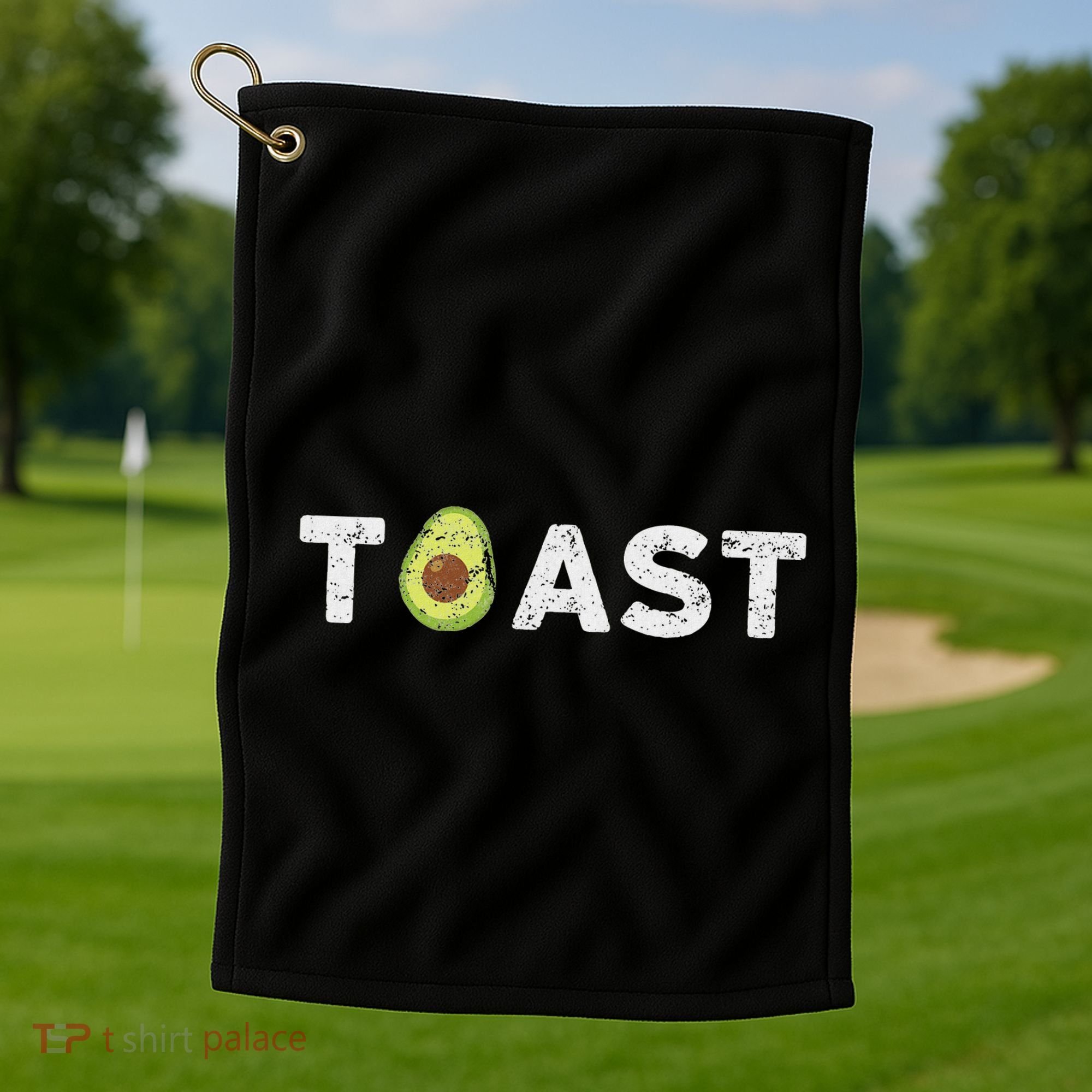 Avocado Toast Golf Towel