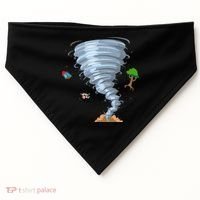Awesome Tornado And Storm Chaser Severe Weather Lover Cool Gift USA-Made Doggie Bandana thumb 0