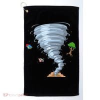 Awesome Tornado And Storm Chaser Severe Weather Lover Cool Gift Golf Towel thumb 0
