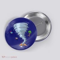Awesome Tornado And Storm Chaser Severe Weather Lover Cool Gift Button thumb 0
