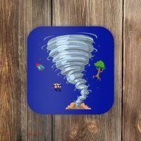 Awesome Tornado And Storm Chaser Severe Weather Lover Cool Gift Coaster thumb 0