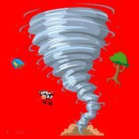 Awesome Tornado And Storm Chaser Severe Weather Lover Cool Gift Santa Hat thumb 1
