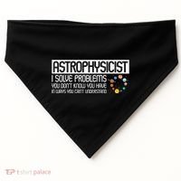 Astrophysics Telescope Astronomer Stars Galaxy Astrology USA-Made Doggie Bandana thumb 0