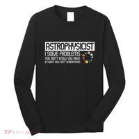 Astrophysics Telescope Astronomer Stars Galaxy Astrology Long Sleeve Shirt thumb 0