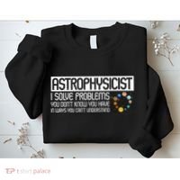 Astrophysics Telescope Astronomer Stars Galaxy Astrology Sweatshirt thumb 2