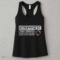 Astrophysics Telescope Astronomer Stars Galaxy Astrology Women's Tank Top thumb 3
