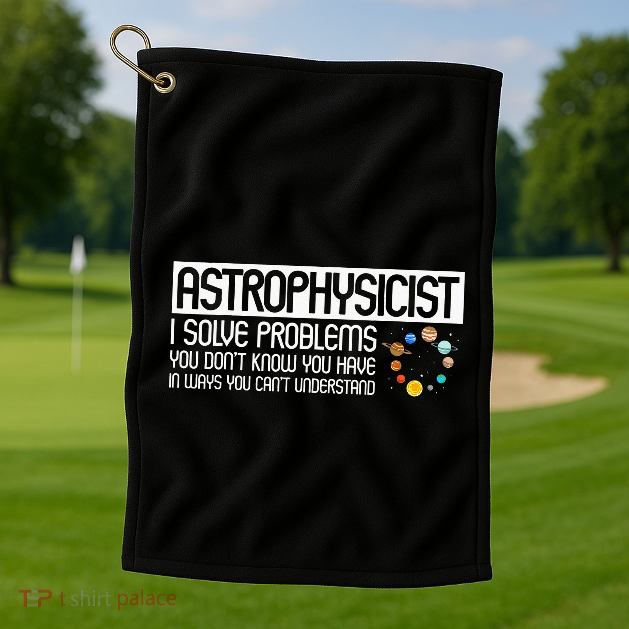 Astrophysics Telescope Astronomer Stars Galaxy Astrology Golf Towel