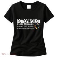 Astrophysics Telescope Astronomer Stars Galaxy Astrology Women's T-Shirt thumb 0