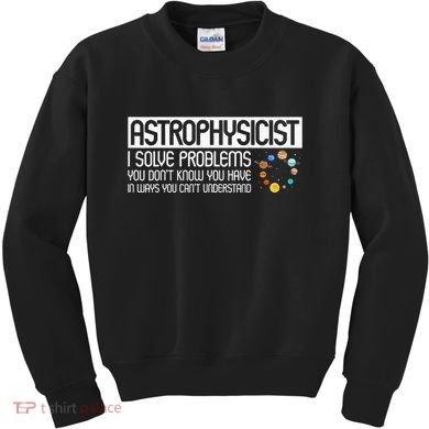 Astrophysics Telescope Astronomer Stars Galaxy Astrology Kids Sweatshirt