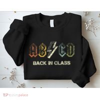 Abcd Teacher  Back To School Teacher Student Rock Sweatshirt thumb 2