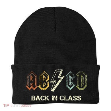 Abcd Teacher  Back To School Teacher Student Rock Beanie
