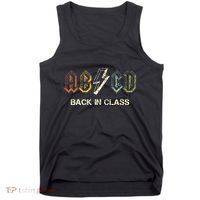 Abcd Teacher  Back To School Teacher Student Rock Tank Top thumb 0