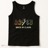 Abcd Teacher  Back To School Teacher Student Rock Tank Top thumb 2