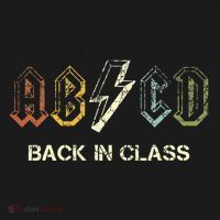 Abcd Teacher  Back To School Teacher Student Rock Sweatshirt thumb 3
