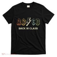 Abcd Teacher  Back To School Teacher Student Rock T-Shirt thumb 0