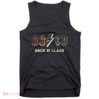 Abcd Teacher  Back To School Teacher Student Rock Tank Top thumb 0