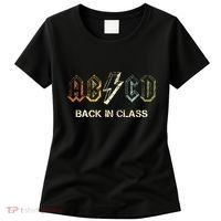 Abcd Teacher  Back To School Teacher Student Rock Women's T-Shirt thumb 0