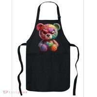 Angry Teddy Bear Print, A Very Grumpy Hug Apron thumb 0