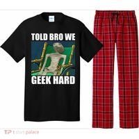 Alien Told Bro We Geek Hard Pajama Set thumb 0