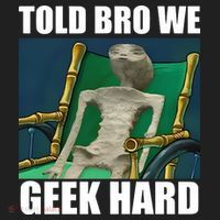 Alien Told Bro We Geek Hard Tumbler thumb 3