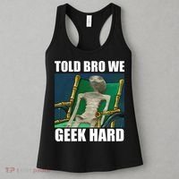 Alien Told Bro We Geek Hard Women's Tank Top thumb 3