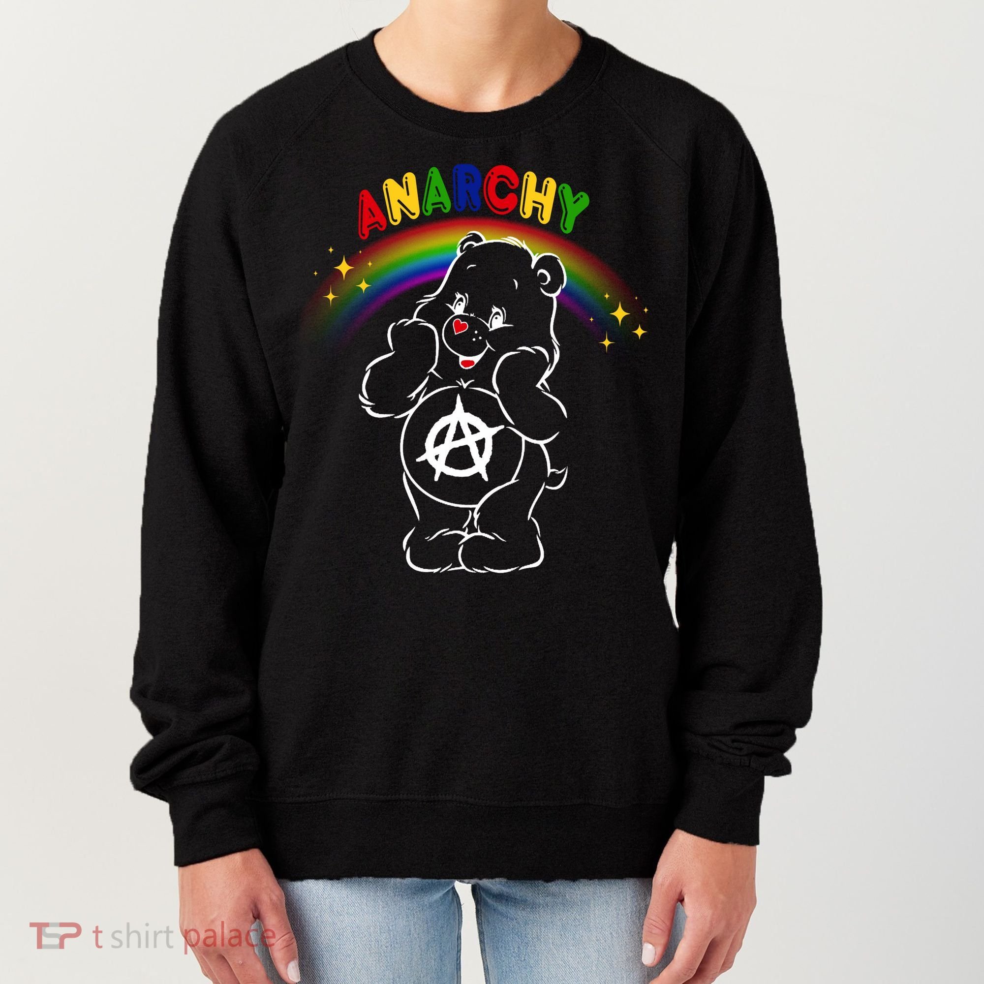 Anarchy Teddy Bear Women's Sweatshirt