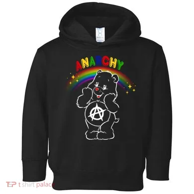 Anarchy Teddy Bear Toddler Hoodie