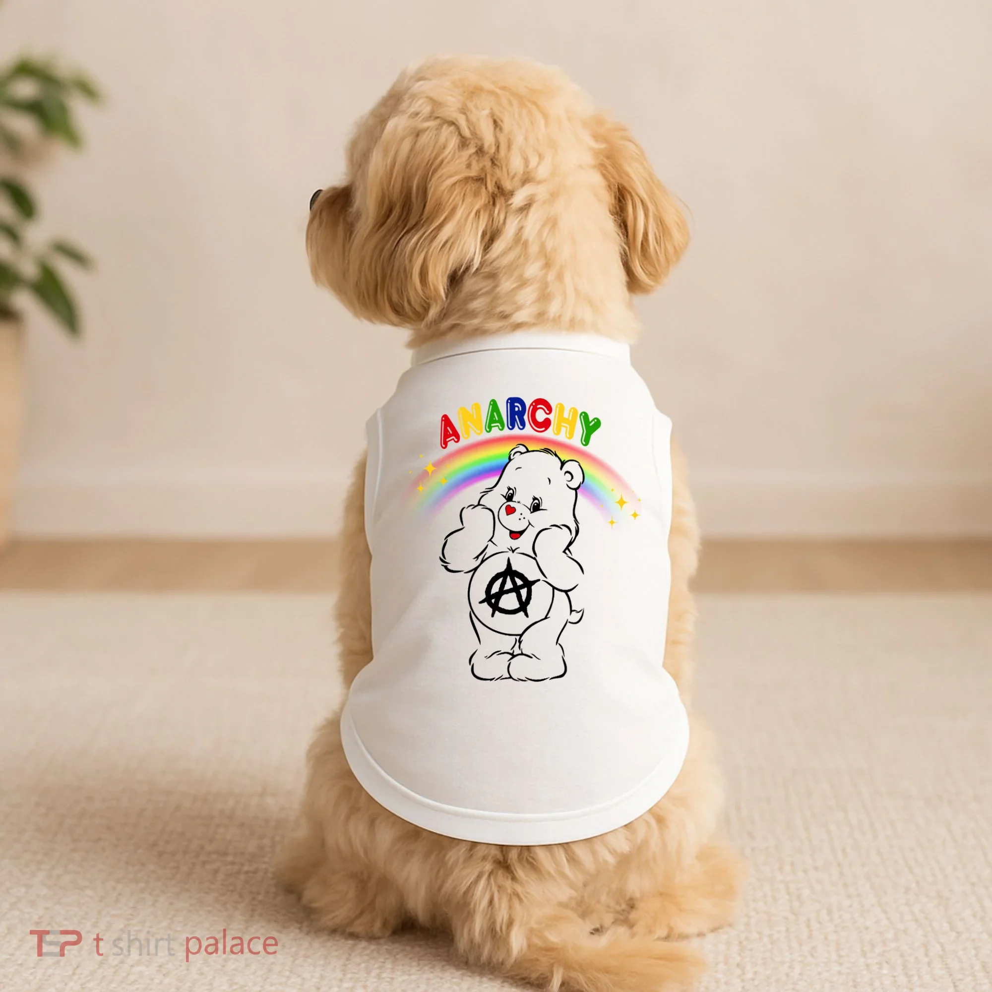Anarchy Teddy Bear Doggie Tank